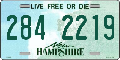 NH license plate 2842219