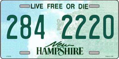 NH license plate 2842220