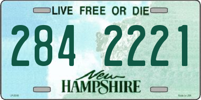 NH license plate 2842221