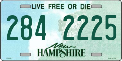 NH license plate 2842225