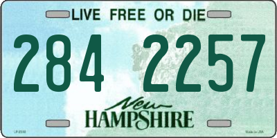 NH license plate 2842257