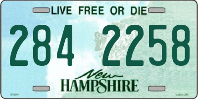 NH license plate 2842258