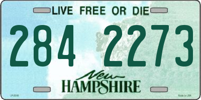 NH license plate 2842273