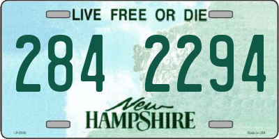 NH license plate 2842294