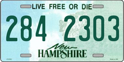 NH license plate 2842303