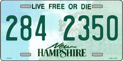 NH license plate 2842350