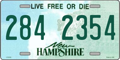 NH license plate 2842354