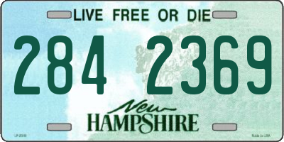 NH license plate 2842369