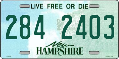 NH license plate 2842403