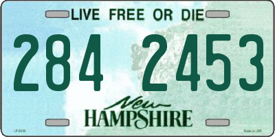 NH license plate 2842453