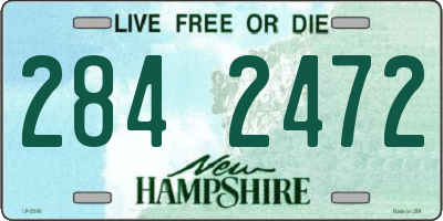 NH license plate 2842472