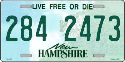 NH license plate 2842473