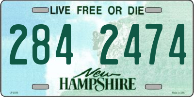 NH license plate 2842474