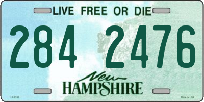 NH license plate 2842476
