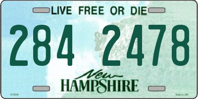 NH license plate 2842478