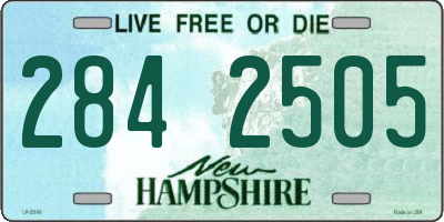 NH license plate 2842505