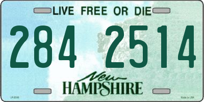 NH license plate 2842514