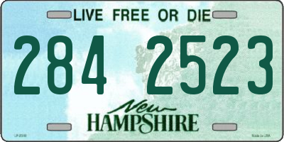 NH license plate 2842523