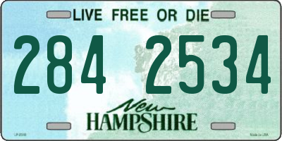 NH license plate 2842534