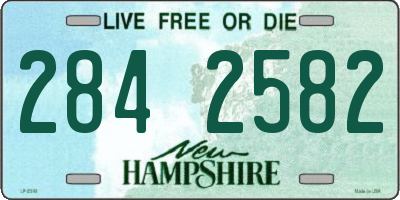 NH license plate 2842582