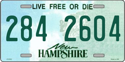 NH license plate 2842604