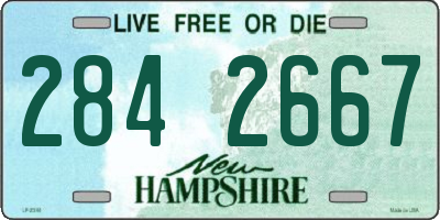 NH license plate 2842667