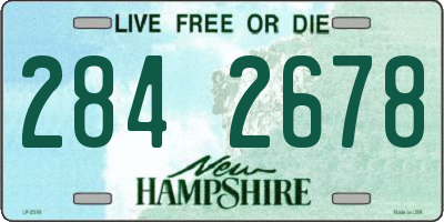 NH license plate 2842678