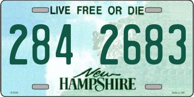 NH license plate 2842683