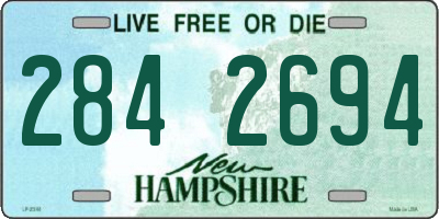 NH license plate 2842694
