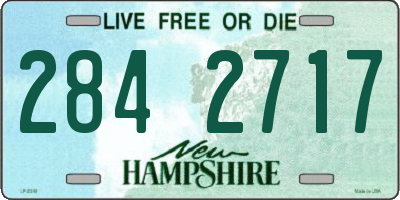 NH license plate 2842717