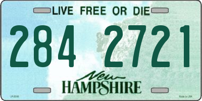 NH license plate 2842721