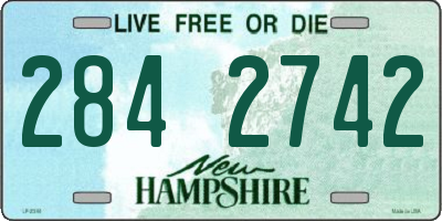NH license plate 2842742