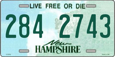 NH license plate 2842743
