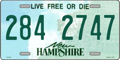 NH license plate 2842747