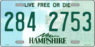 NH license plate 2842753