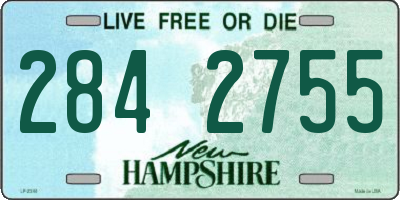 NH license plate 2842755