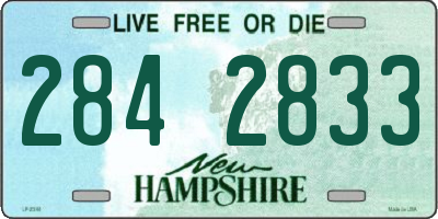 NH license plate 2842833