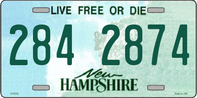 NH license plate 2842874