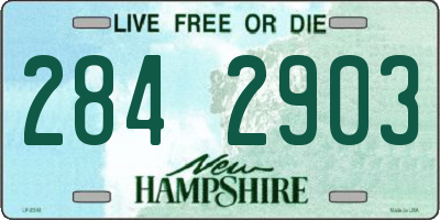 NH license plate 2842903