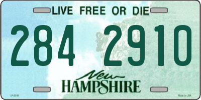 NH license plate 2842910