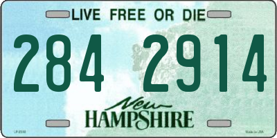 NH license plate 2842914