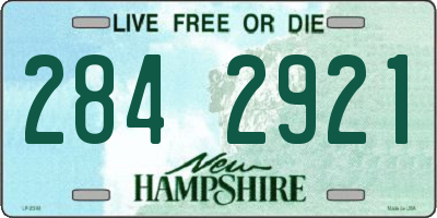 NH license plate 2842921
