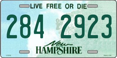 NH license plate 2842923