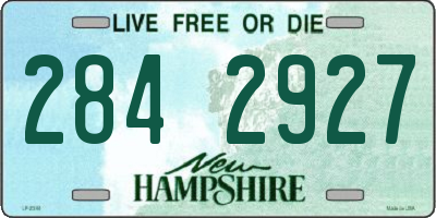 NH license plate 2842927