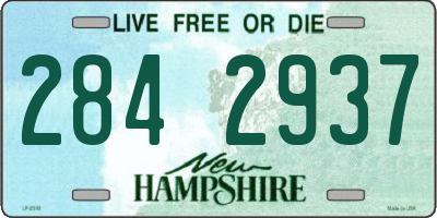 NH license plate 2842937