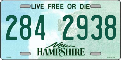 NH license plate 2842938