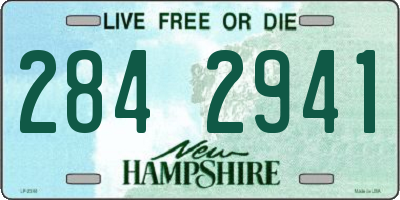 NH license plate 2842941