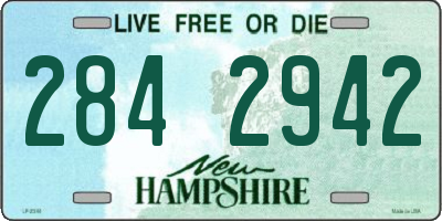 NH license plate 2842942