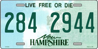 NH license plate 2842944