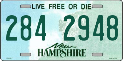 NH license plate 2842948